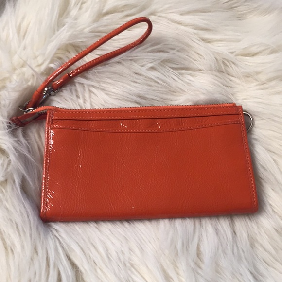 Coach orange wristlet - Picture 2 of 5